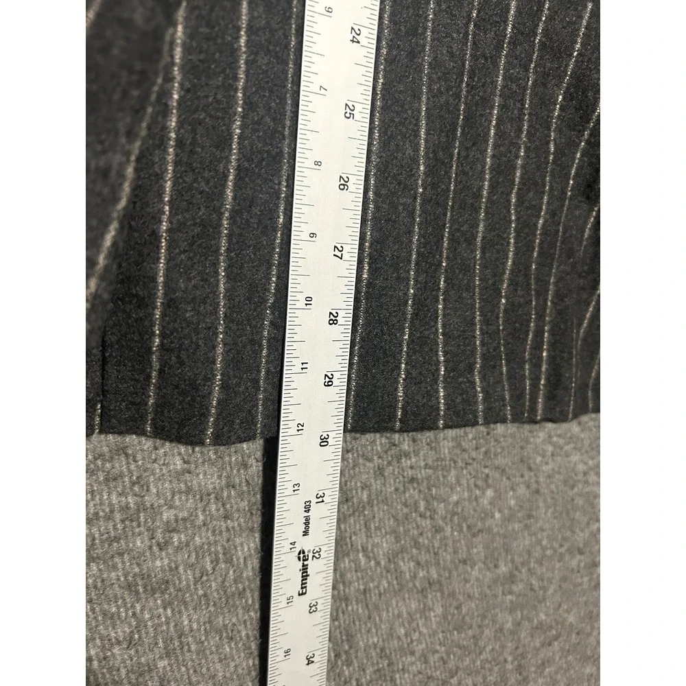 Suitsupply double breasted pinstriped gray carlo barbera pure wool size 40r